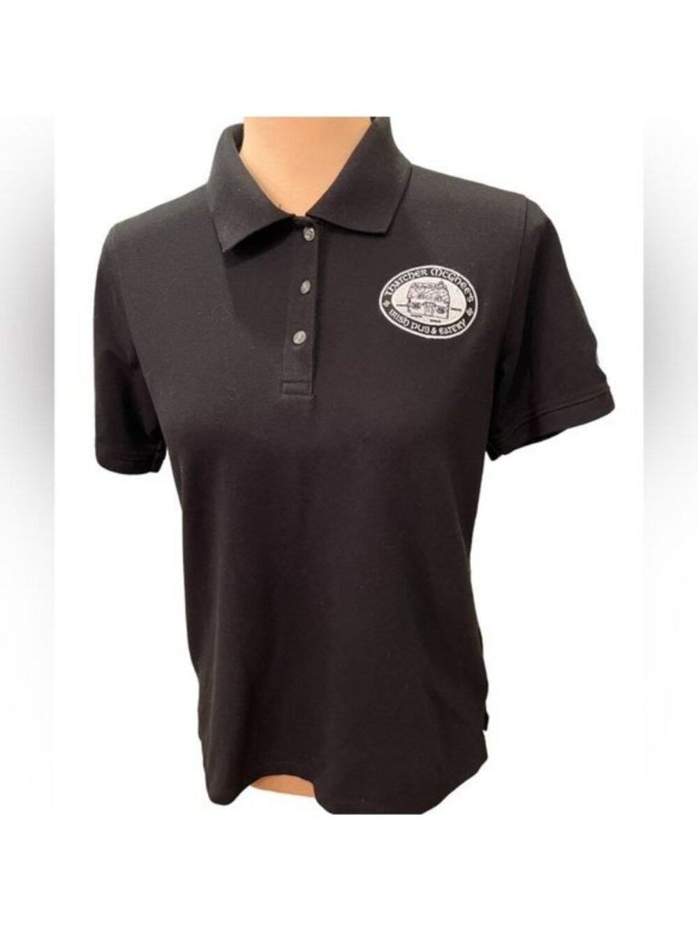 Thatcher McGhees Irish Pub Shirt with Patches St. Patrick’s Day Unisex Medium